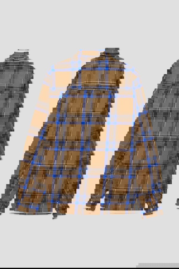 ENORSIA Men's Yarn Dyed Flannel Shacket