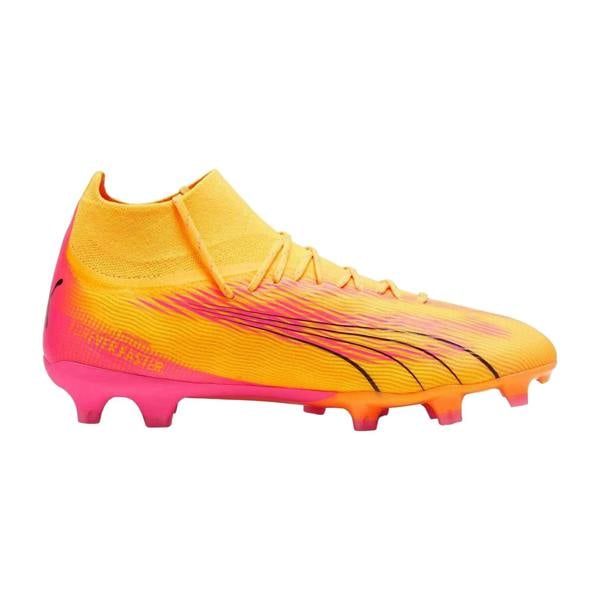 Puma Mens Ultra Pro Firm Ground Football Boots - Sun Stream/Puma Black/Sunset Glow
