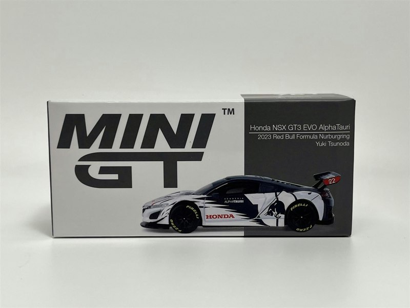 Mini GT Yuki Tsunoda Honda NSX GT3 EVO Alpha Tauri 2023 1:64 Mini GT MGT00761L