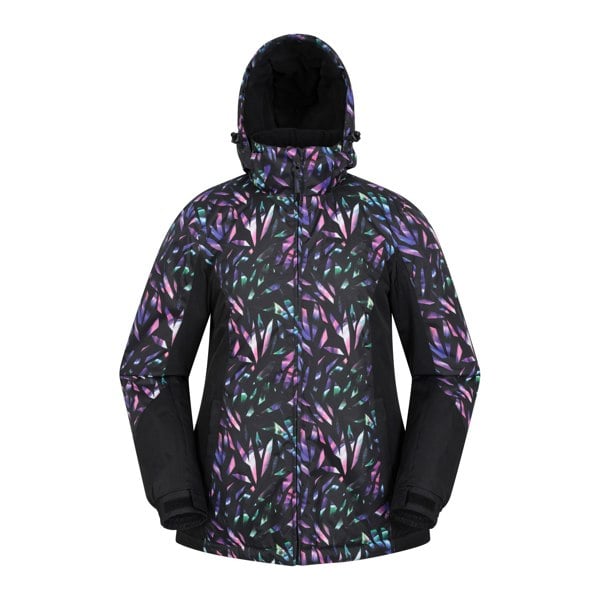 Mountain Warehouse Womens/Ladies Dawn II Kaleidoscope Ski Jacket - Black/Teal