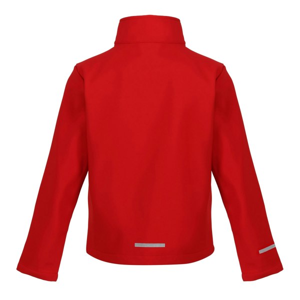 Regatta Boy's Ablaze 2 Layer Soft Shell Jacket - Classic Red/Black