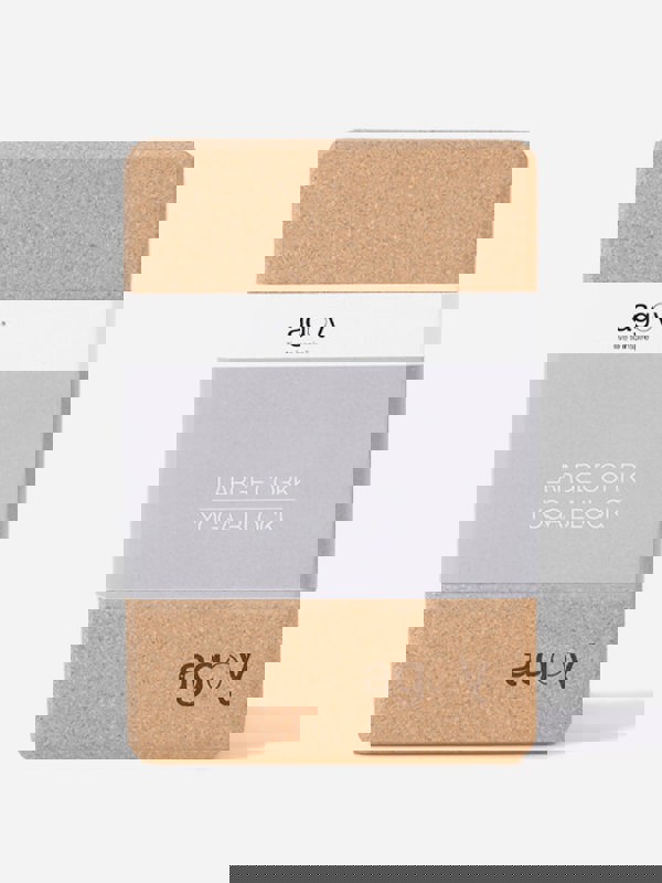 Agoy Large Cork Yoga Block