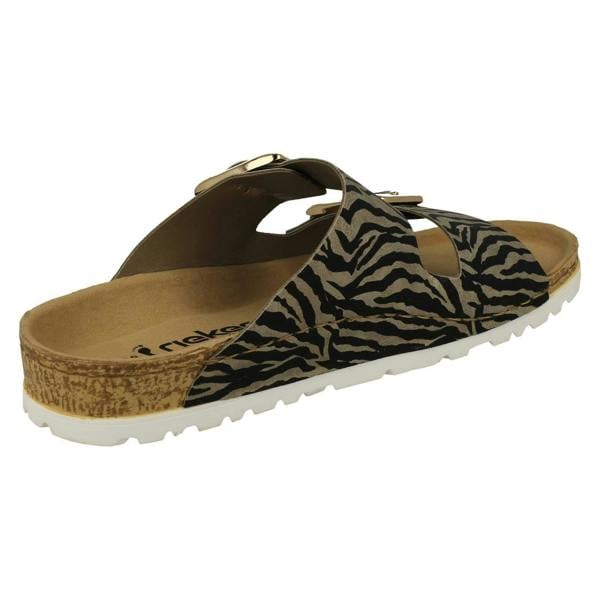 Rieker Ladies Rieker Mule Sandals With Adjustable Straps 69850