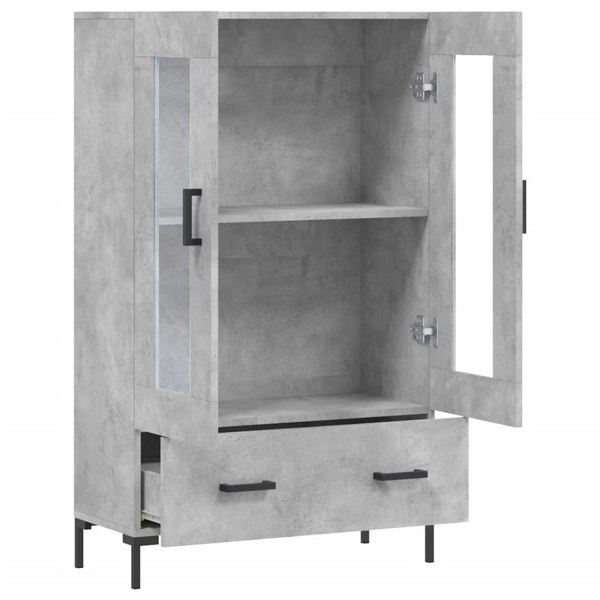 Berkfield Highboard Concrete Grey 69.5x31x115 cm Engineered Wood