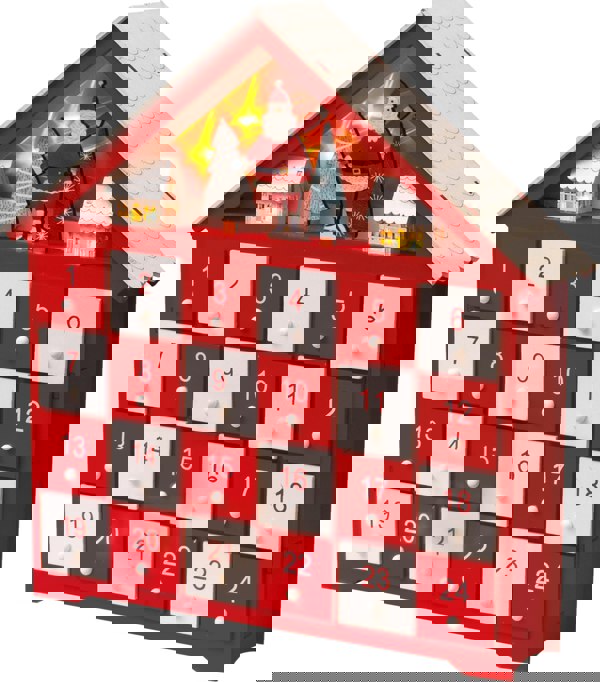 St Helens Light Up Wooden Advent Calender