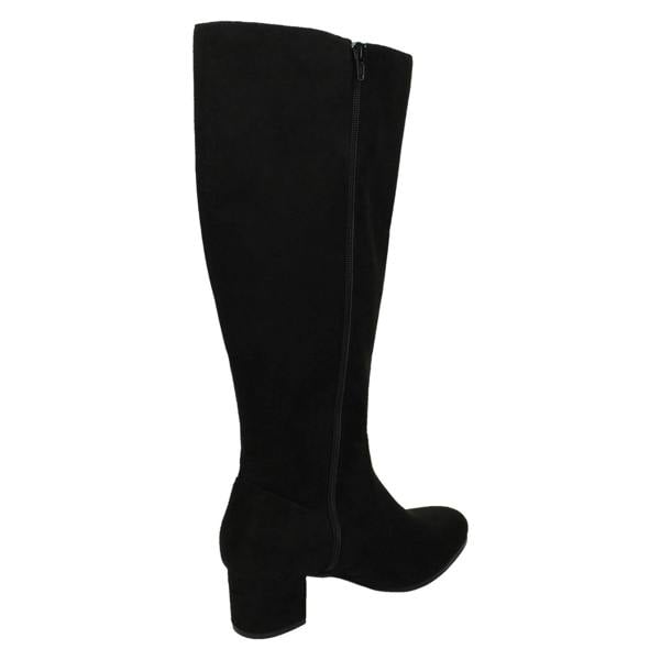 Spot On Ladies Spot On Extra Wide Fitting Knee High Boots F51131
