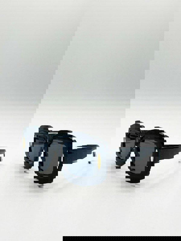 SVNX Oversized Chunky Rectangle Sunglasses in Black