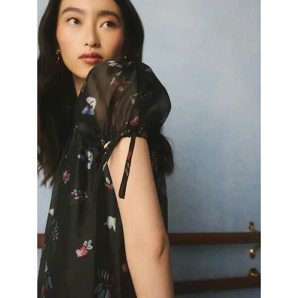 Cath Kidston Womens Ditsy Floral Casual Dress - Black