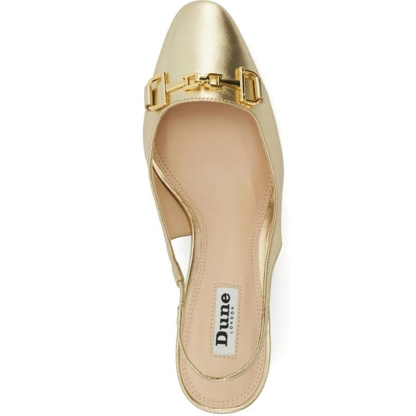 Dune London Dune model Detailed Court Shoes Female in Gold