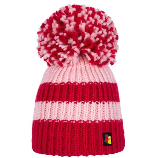 Big Bobble Hats Pink Stripe