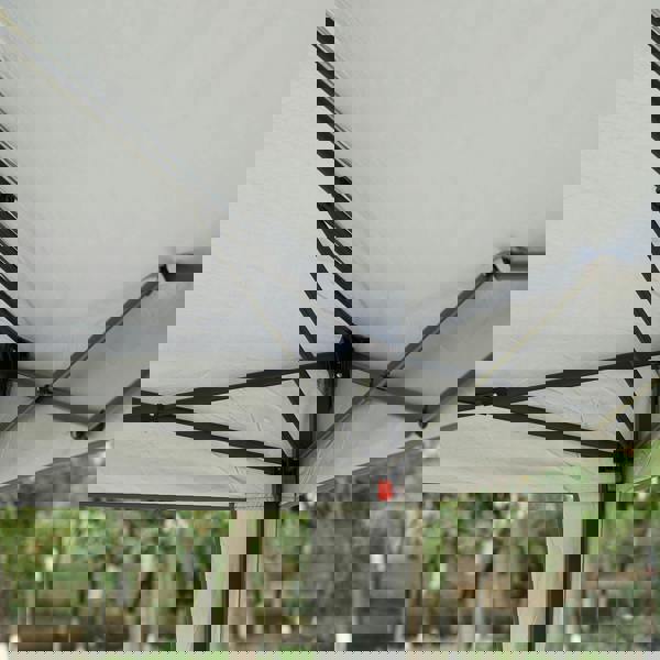 Gr8 Garden Premium 3x3m Grey Pop-Up Gazebo with Side Panels