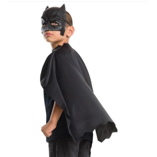 Batman Mask & Cape Set - Black