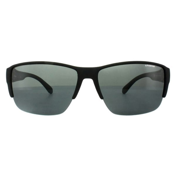 Polaroid Suncovers Fit Over Glasses Sunglasses PLD 9006/S DL5 Y2 Matt Black Grey Polarized