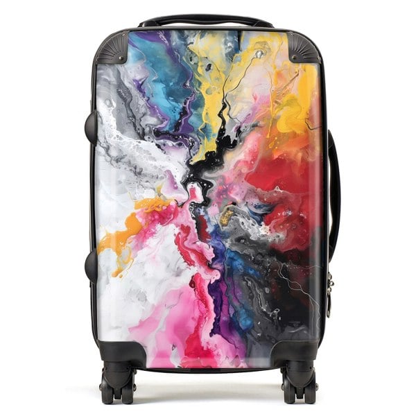 Warren Reed Explosive Colour Cascade Suitcase