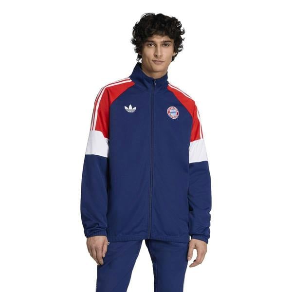 Adidas Mens FC Bayern Munich Pique Track Top - Blue - 