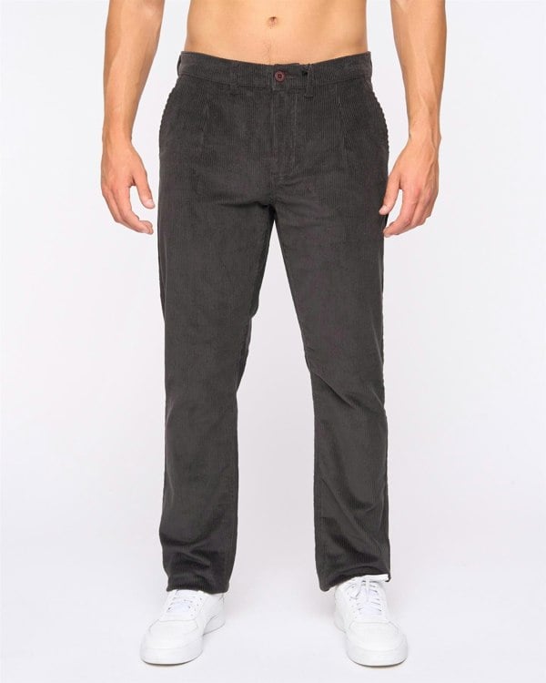 Crosshatch Cordout Loose Pants Anthracite