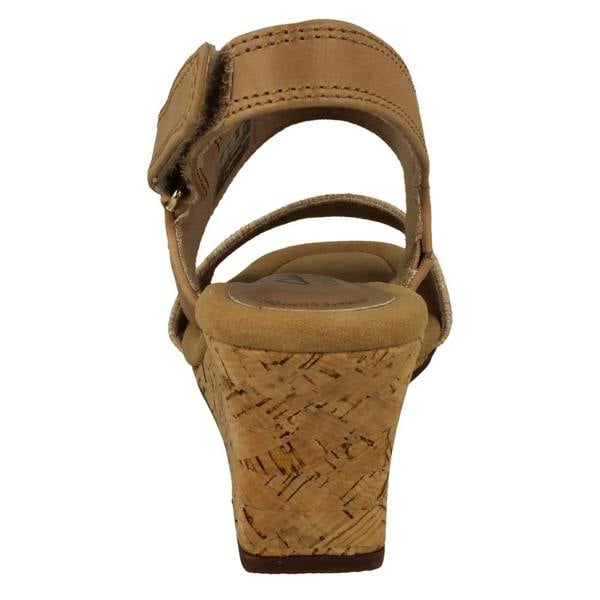 Clarks Ladies Clarks Wedge Heeled Strappy Sandals Kyarra Faye