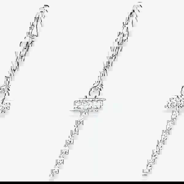 THOMAS SABO Silver Cubic Zirconia Letter T Charm 1957-051-14