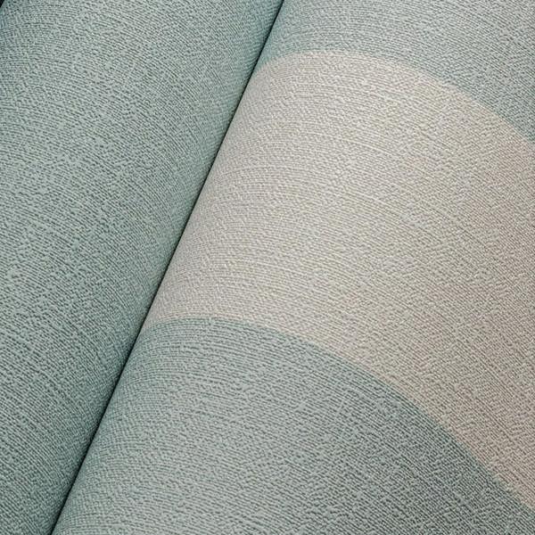 Grandeco Boutique Pure & Protect Stratus Stripe Linen Textured Antibacterial Wallpaper, Aqua