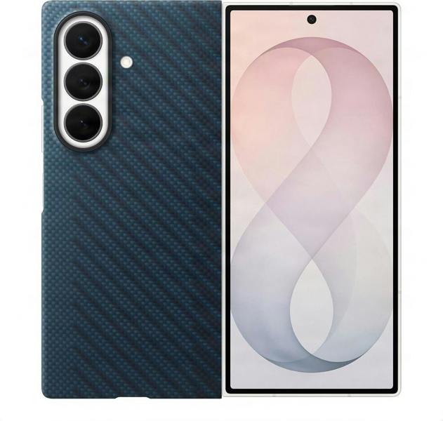 Samsung Galaxy Z Fold 8 Ultra 8.0" Carbon Magnet Case Blue - EF-KF976SNEGWW