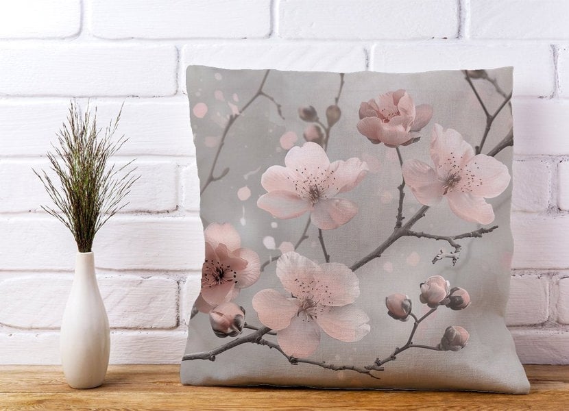 Warren Reed Delicate Spring Blossom Cushions