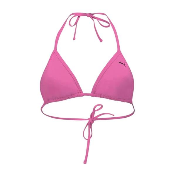 Puma Womens/Ladies Tri-Fold Triangle Cups Bikini Top - Fluorescent Pink - 