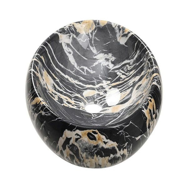 Marble Bathroom Sink Oval Vessel Sink with Drain Stopper Bathroom Sinks Living and Home