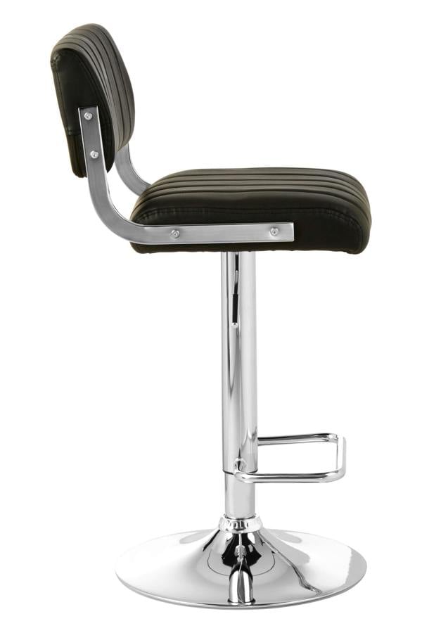 Interiors by Premier Stockholm Black Channel Design Seat Bar Stool