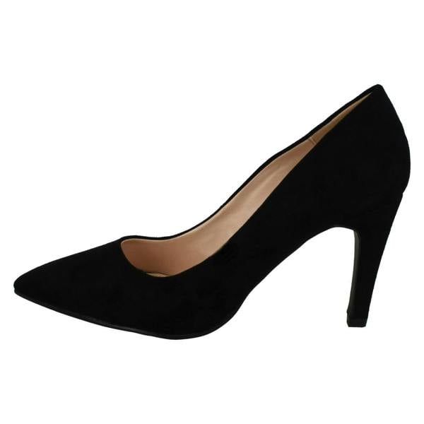 Anne Michelle Ladies Anne Michelle High Heel Pointed Toe Court Shoes