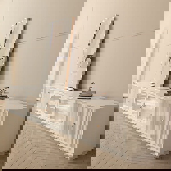 Davinia Side Cabinet, Davinia Living Room Set, White-Ritconcept-Rit Concept