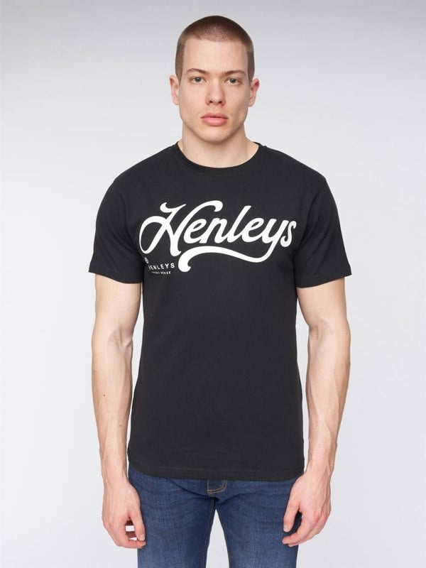 Henleys Scripthen T-Shirt Black