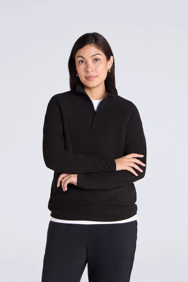 Animal Womens Prague Half-Zip Fleece - Black