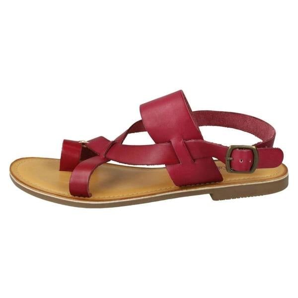 Leather Collection Ladies Leather Collection Toe Loop Sandals F00127