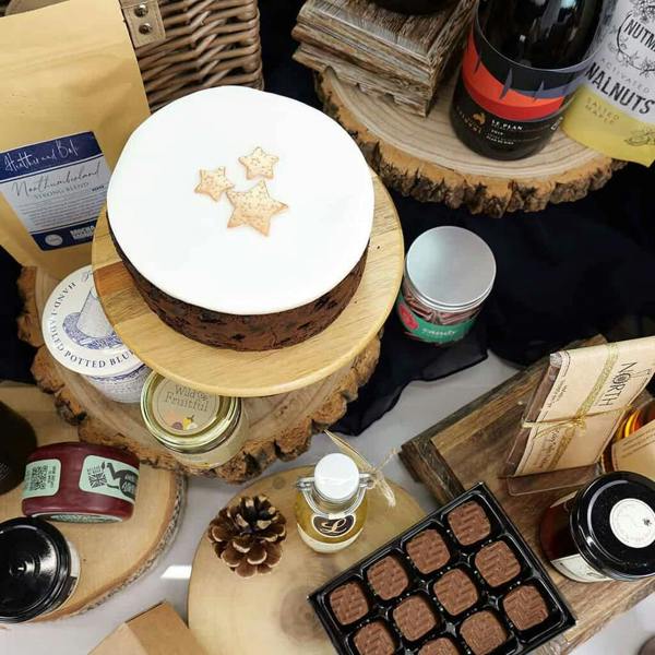The Luxury Christmas Feast Hamper - lifestyle shot