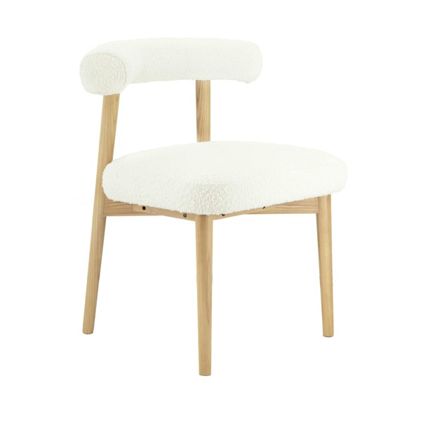 Furniture Edit Spara Cream Boucle Side Chair