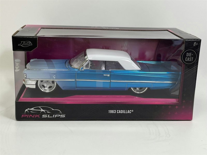 Jada Cadillac 1963 Pink Slips 1:24 Scale Jada 253293009