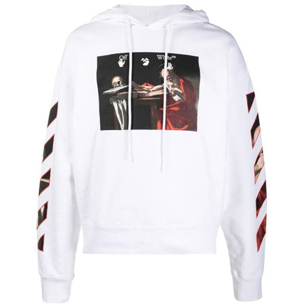 Off-White Caravaggio Oversized Hoodie - White