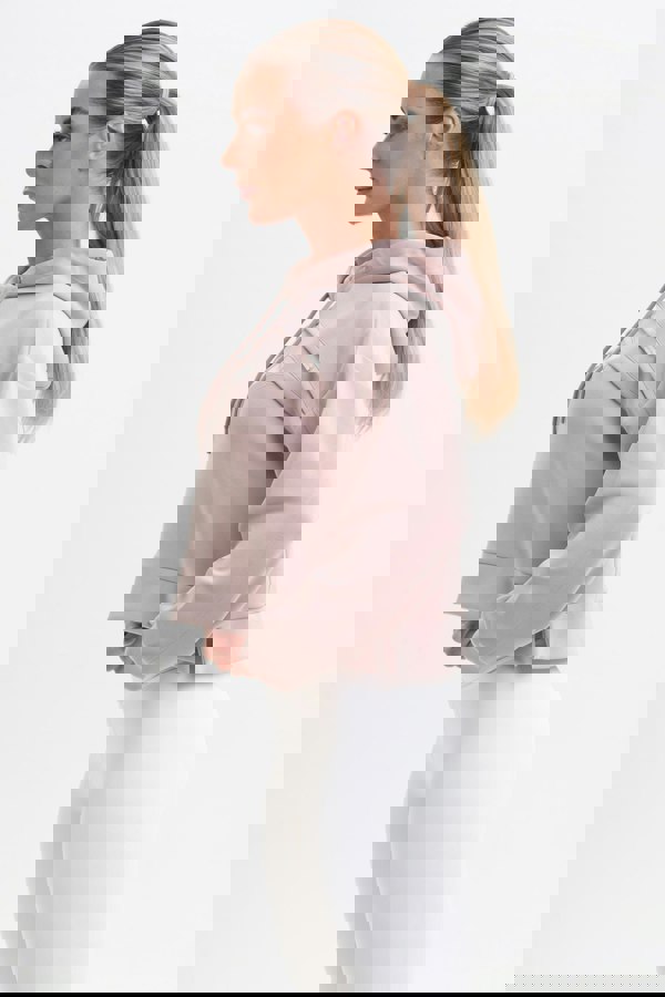 Discipline 365 Nude Drawstring Cut Out Hoodie