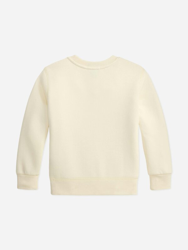 Ralph Lauren Kids Ralph Lauren Boys Polo Bear Sweatshirt in Ivory