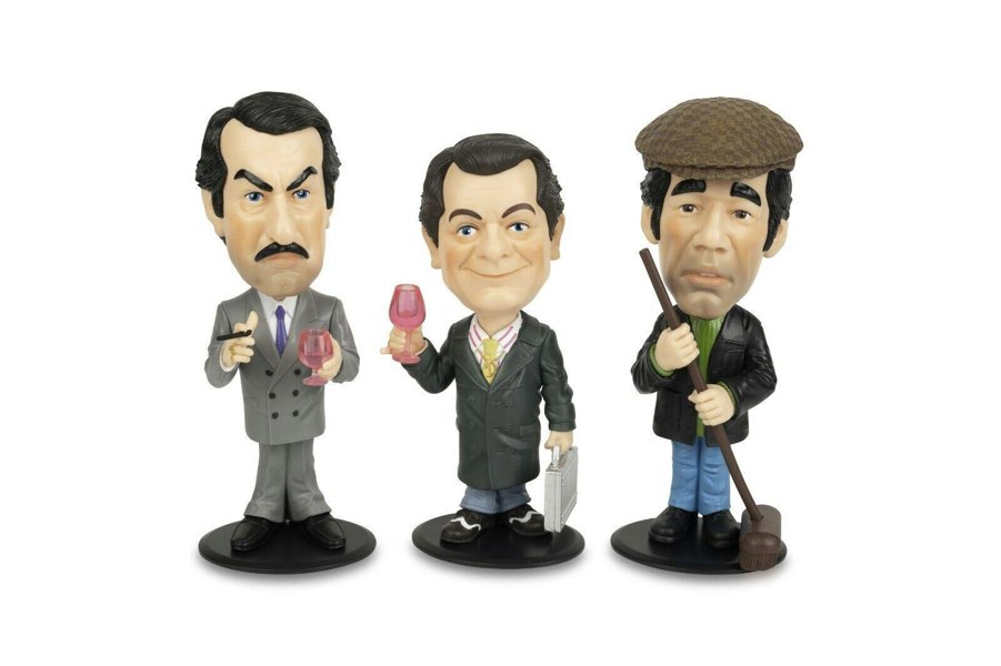 BCS Only Fools and Horses Bobble Buddies 7 Inch Signed By Sir David Jason Bobble Box Set BCOFBOX2