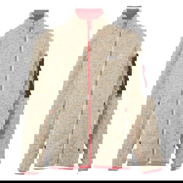 Regatta Childrens/Kids Newhill Fleece Jacket - Light Vanilla/Peach Bloom