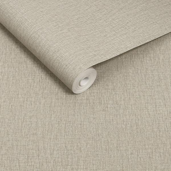 Next Natural Linen Look Wallpaper