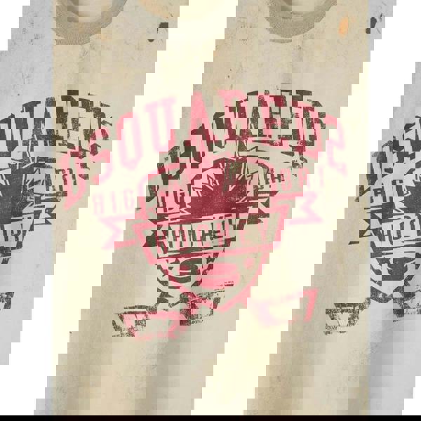 Dsquared2 Contrast Graphic T-Shirt Champagne S