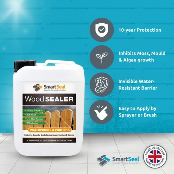 Smartseal Wood Sealer, 5 Litre