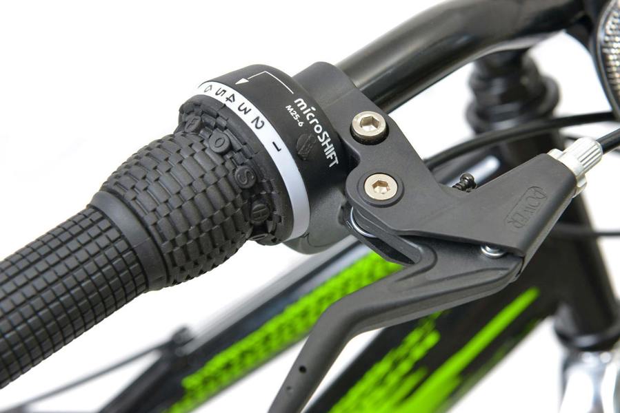 Basis Bikes Basis 2 Full Suspension Mountain Bike - 26" Wheel - 18 Speed Black Green