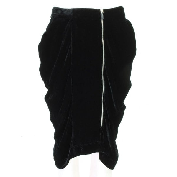 Nehera black velvet skirt
