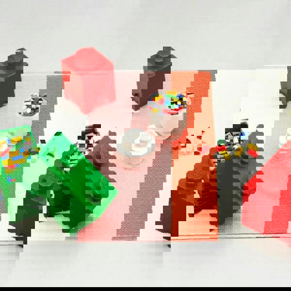 LEGO Round 1-Stud 1.2L Stackable Storage Brick Red