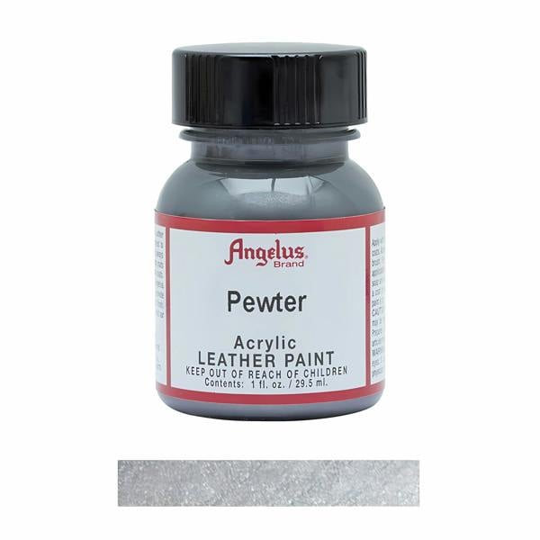 Angelus Metallic Leather Paint for Sneaker Customs and Shoes 1oz