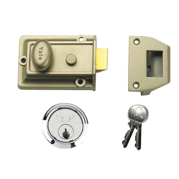 Yale Locks 77 Traditional Nightlatch - Multi Colour - 
