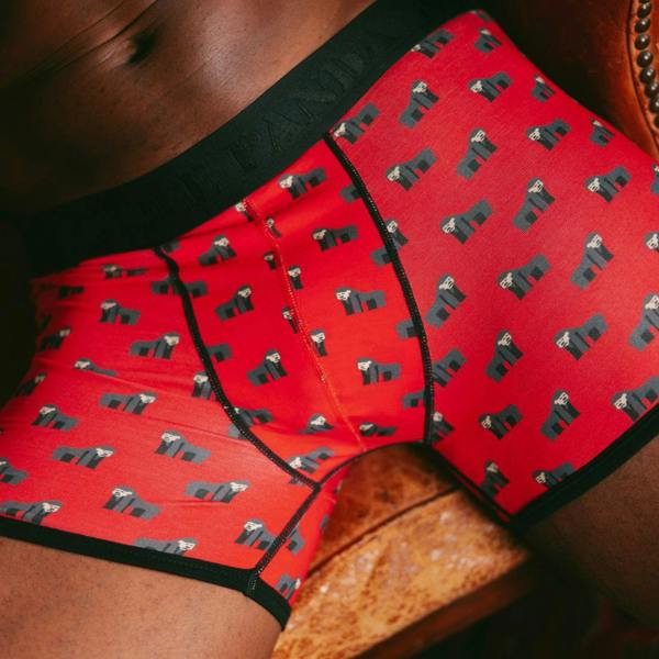 SWOLE PANDA Bamboo Boxers - Gorillas